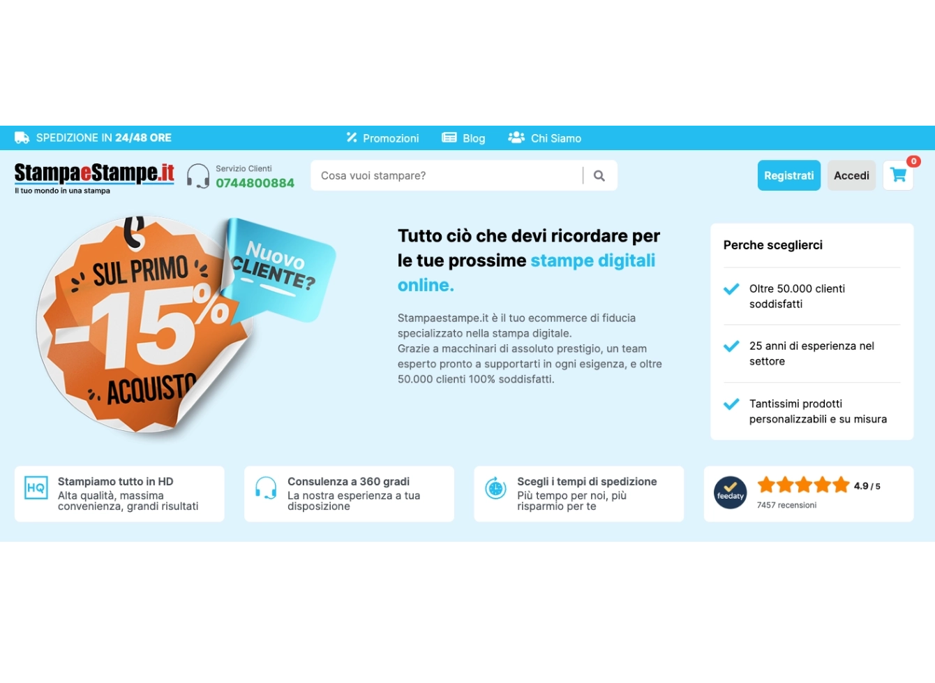 stampa e stampe homepage