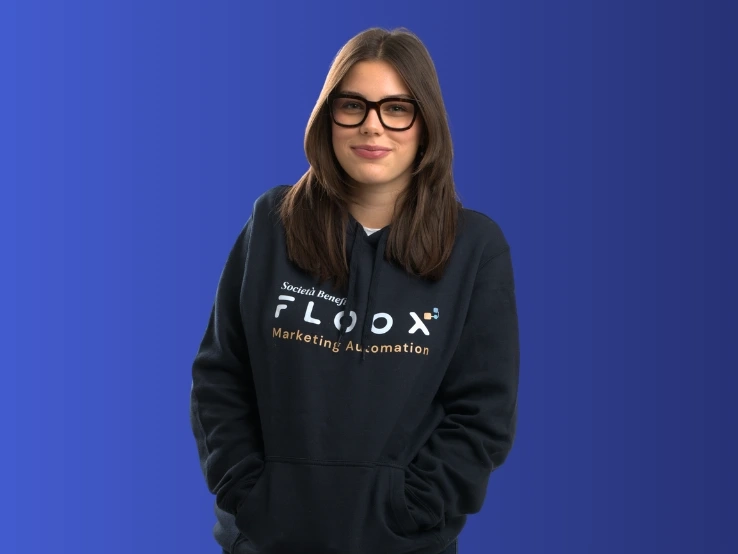 Virginia Moschini in felpa floox